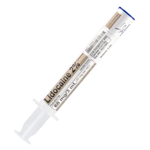 Lidocaine 2% 60 mg - 3 mL syringe