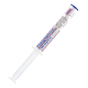 Phenylephrine in Sterile Water 1000 mcg - 10 mL syringe