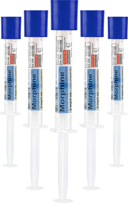 ready to use prefilled morphine syringes